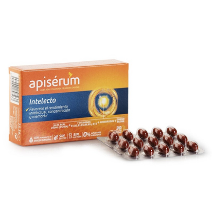 Apisérum Intelecto 30 Cápsulas Moles